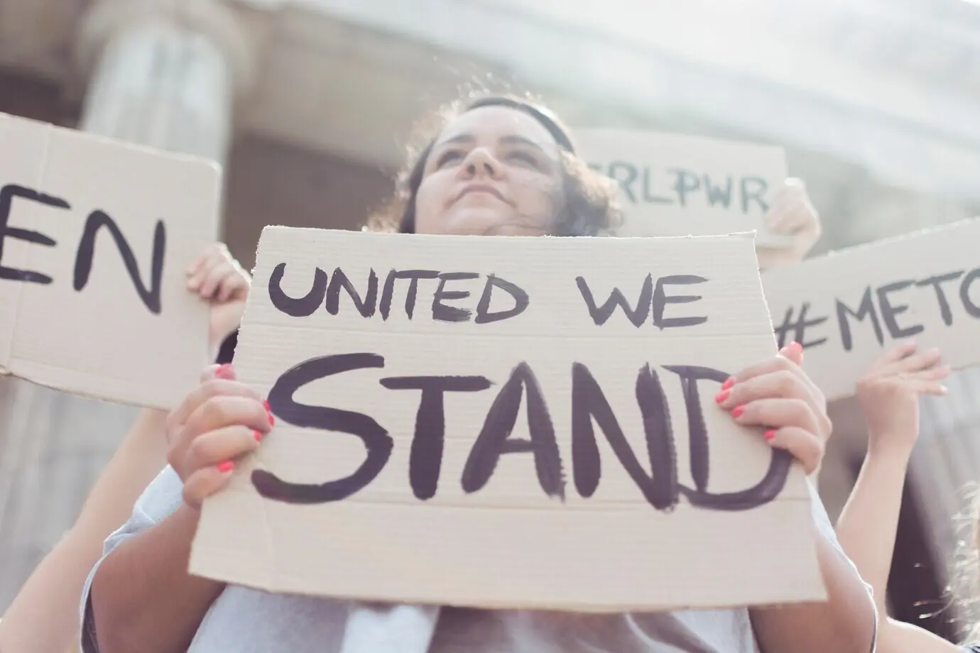 Сообщество женщин, объединённое на манифестации